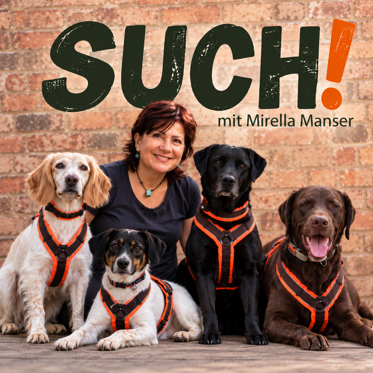 Podcast SUCH! mit Mirella Manser und ihren Spürhunden